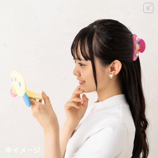 Japan Sanrio Face Mirror & Comb Set - My Melody : Flocky - 5
