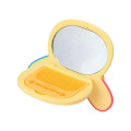 Japan Sanrio Face Mirror & Comb Set - Usahana : Flocky - 3