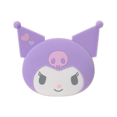 Japan Sanrio Face Mirror & Comb Set - Kuromi : Flocky