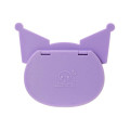 Japan Sanrio Face Mirror & Comb Set - Kuromi : Flocky - 2