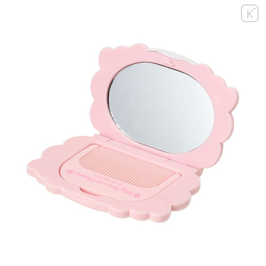 Japan Sanrio Face Mirror & Comb Set - My Sweet Piano : Flocky - 3