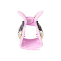 Japan Sanrio Original Flocky Hair Claw Clip - Kuromi : 3D Face Pearl Heart - 2