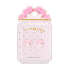 Japan Sanrio Original Flocky Earrings Set - My Melody