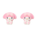 Japan Sanrio Original Flocky Earrings Set - My Melody - 2