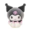 Japan Sanrio Original Flocky Earrings Set - Kuromi - 3