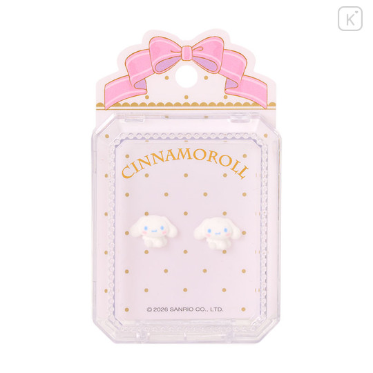 Japan Sanrio Original Flocky Earrings Set - Cinnamoroll - 1
