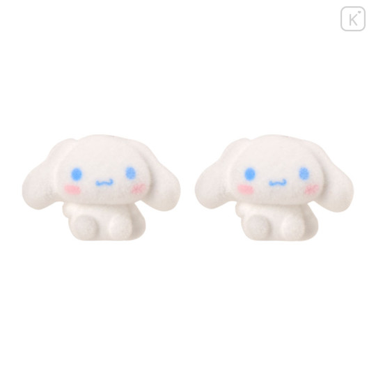 Japan Sanrio Original Flocky Earrings Set - Cinnamoroll - 2