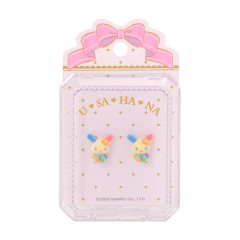 Japan Sanrio Original Flocky Earrings Set - Usahana