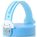 Japan Sanrio Original Stainless Steel Tumbler with Handle 350mL - Cinnamoroll : Blue - 5