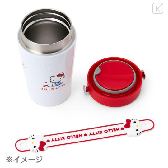 Japan Sanrio Original Stainless Steel Tumbler with Handle 350mL - Cinnamoroll : Blue - 6