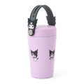 Japan Sanrio Original Stainless Steel Tumbler with Handle 350mL - Kuromi : Purple - 2