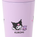 Japan Sanrio Original Stainless Steel Tumbler with Handle 350mL - Kuromi : Purple - 3