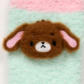 Japan Sanrio Original Plush Fluffy Crew Socks - Sugarbunnies : Mint Pink - 3