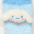 Japan Sanrio Original Plush Fluffy Crew Socks - Cinnamoroll - 2
