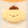 Japan Sanrio Original Plush Fluffy Crew Socks - Pompompurin - 2