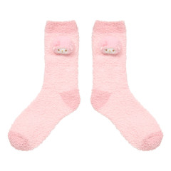 Japan Sanrio Original Plush Fluffy Crew Socks - My Sweet Piano