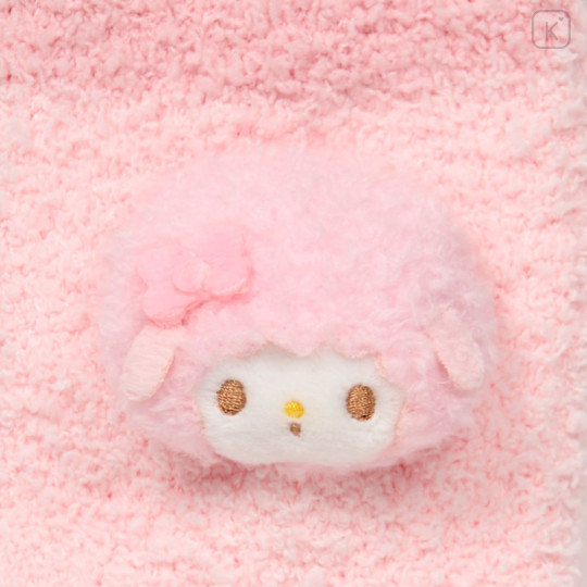 Japan Sanrio Original Plush Fluffy Crew Socks - My Sweet Piano - 2