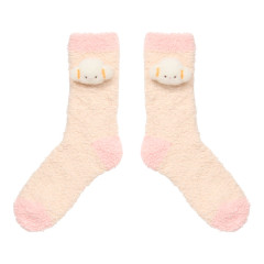 Japan Sanrio Original Plush Fluffy Crew Socks - Cogimyun