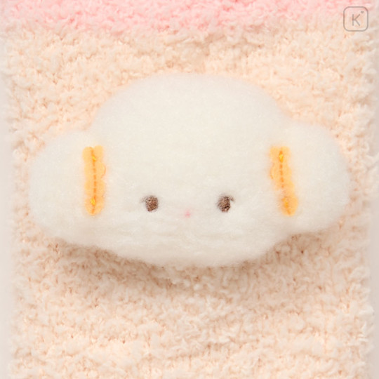 Japan Sanrio Original Plush Fluffy Crew Socks - Cogimyun - 2