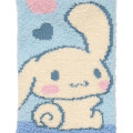 Japan Sanrio Original Fluffy Socks - Cinnamoroll : Love Heart Blue - 2