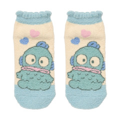 Japan Sanrio Original Fluffy Socks - Hangyodon : Love Heart