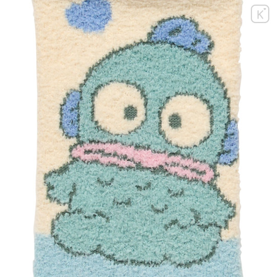 Japan Sanrio Original Fluffy Socks - Hangyodon : Love Heart - 2