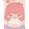 Japan Sanrio Original Fluffy Socks - Little Twin Stars : Love Heart - 3