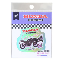 Japan Sanrio Vinyl Hologram Sticker - Kuromi : Honda Motorcycle HORNET750