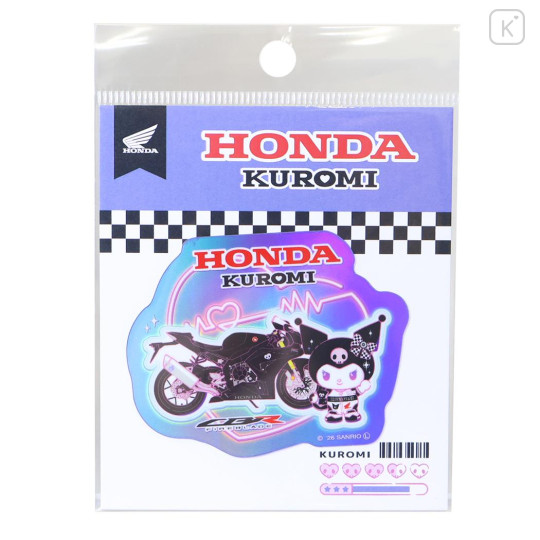 Japan Sanrio Vinyl Hologram Sticker - Kuromi : Honda Motorcycle CBR FIREBLADE - 1