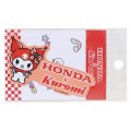 Japan Sanrio Vinyl Sticker - Kuromi : Honda Logo Red - 1