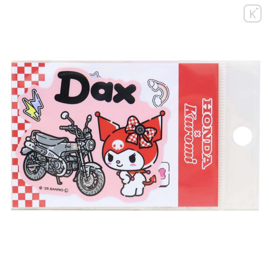 Japan Sanrio Vinyl Sticker - Kuromi : Honda Motorcycle Red Dax - 1