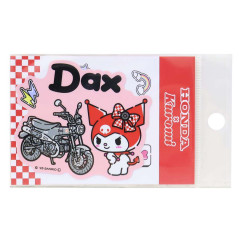 Japan Sanrio Vinyl Sticker - Kuromi : Honda Motorcycle Red Dax