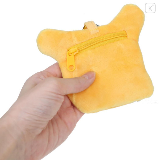 Japan Sanrio Mini Pouch with Carabiner - Usahana : Sitting - 2