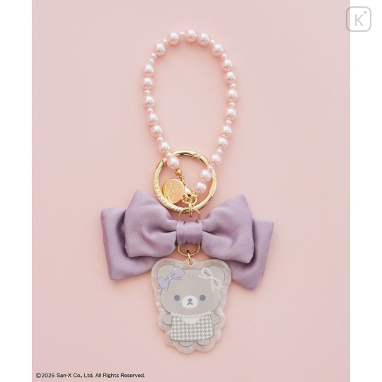Japan San-X Maison de FLEUR Ribbon Charm - Chairoikoguma : 7th Collaboration - 1