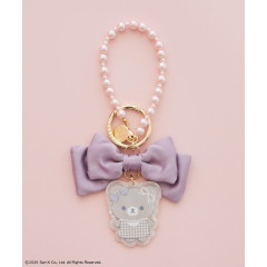 Japan San-X Maison de FLEUR Ribbon Charm - Chairoikoguma : 7th Collaboration
