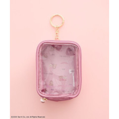 Japan San-X Maison de FLEUR Clear Pouch - Chairoikoguma & Korilakkuma : 7th Collaboration Pink