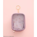 Japan San-X Maison de FLEUR Clear Pouch - Chairoikoguma & Korilakkuma : 7th Collaboration Lavender - 1