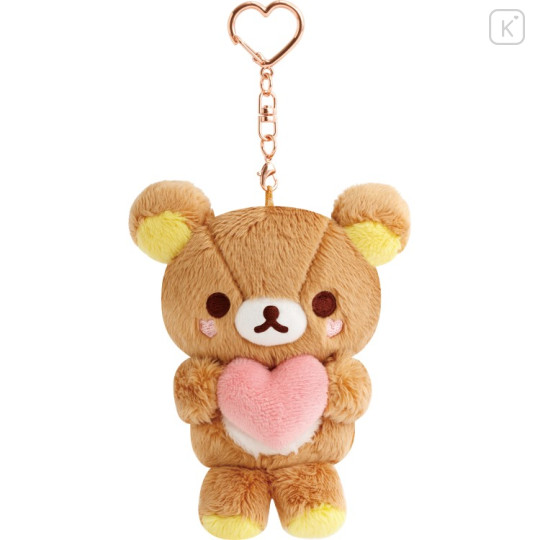 Japan San-X Hanging Plush Toy - Rilakkuma : San-X Universe Heart - 1