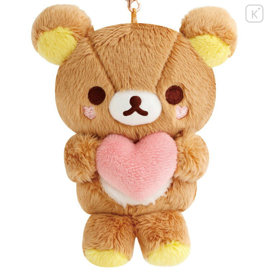 Japan San-X Hanging Plush Toy - Rilakkuma : San-X Universe Heart - 2