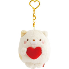 Japan San-X Hanging Plush Toy - Sumikko Gurashi Neko : San-X Universe Heart