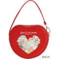 Japan San-X Clear Pouch - San-X Universe Heart Red - 3