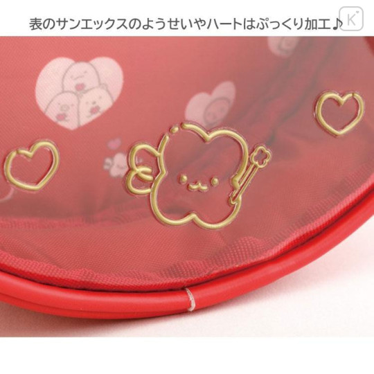 Japan San-X Clear Pouch - San-X Universe Heart Red - 4