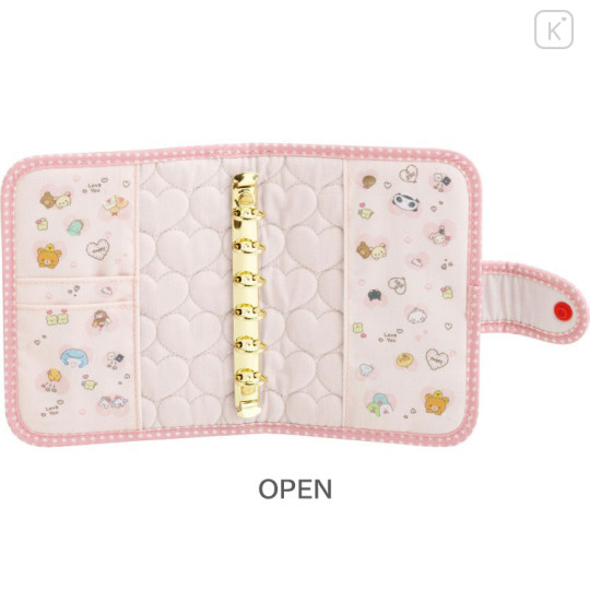 Japan San-X 6 Ring Multi Binder - San-X Universe Heart - 3