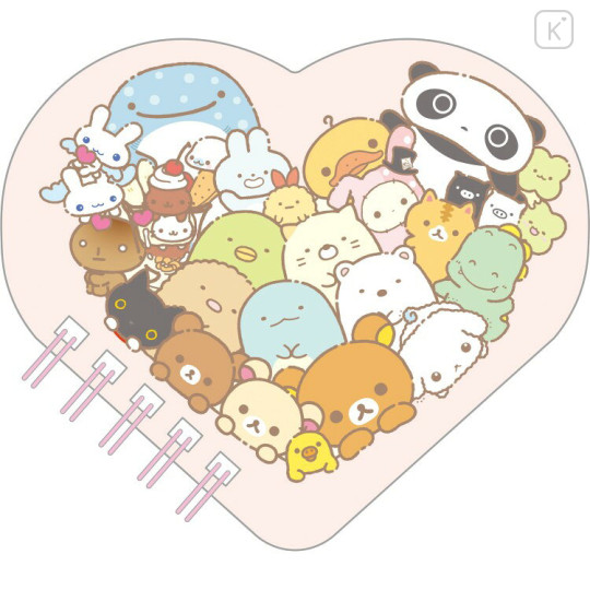 Japan San-X Die-Cut SP Memo - San-X Universe Heart A - 1