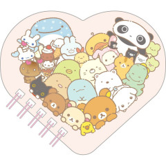 Japan San-X Die-Cut SP Memo - San-X Universe Heart A