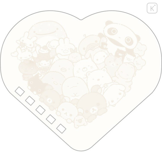 Japan San-X Die-Cut SP Memo - San-X Universe Heart A - 2