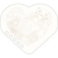 Japan San-X Die-Cut SP Memo - San-X Universe Heart A - 2