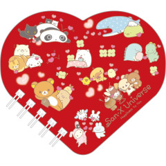Japan San-X Die-Cut SP Memo - San-X Universe Heart B