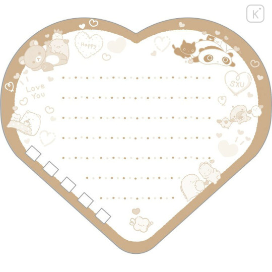 Japan San-X Die-Cut SP Memo - San-X Universe Heart B - 2