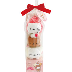 Japan San-X Plush Toy Set - Nyan Nyan Nyanko : San-X Universe Heart